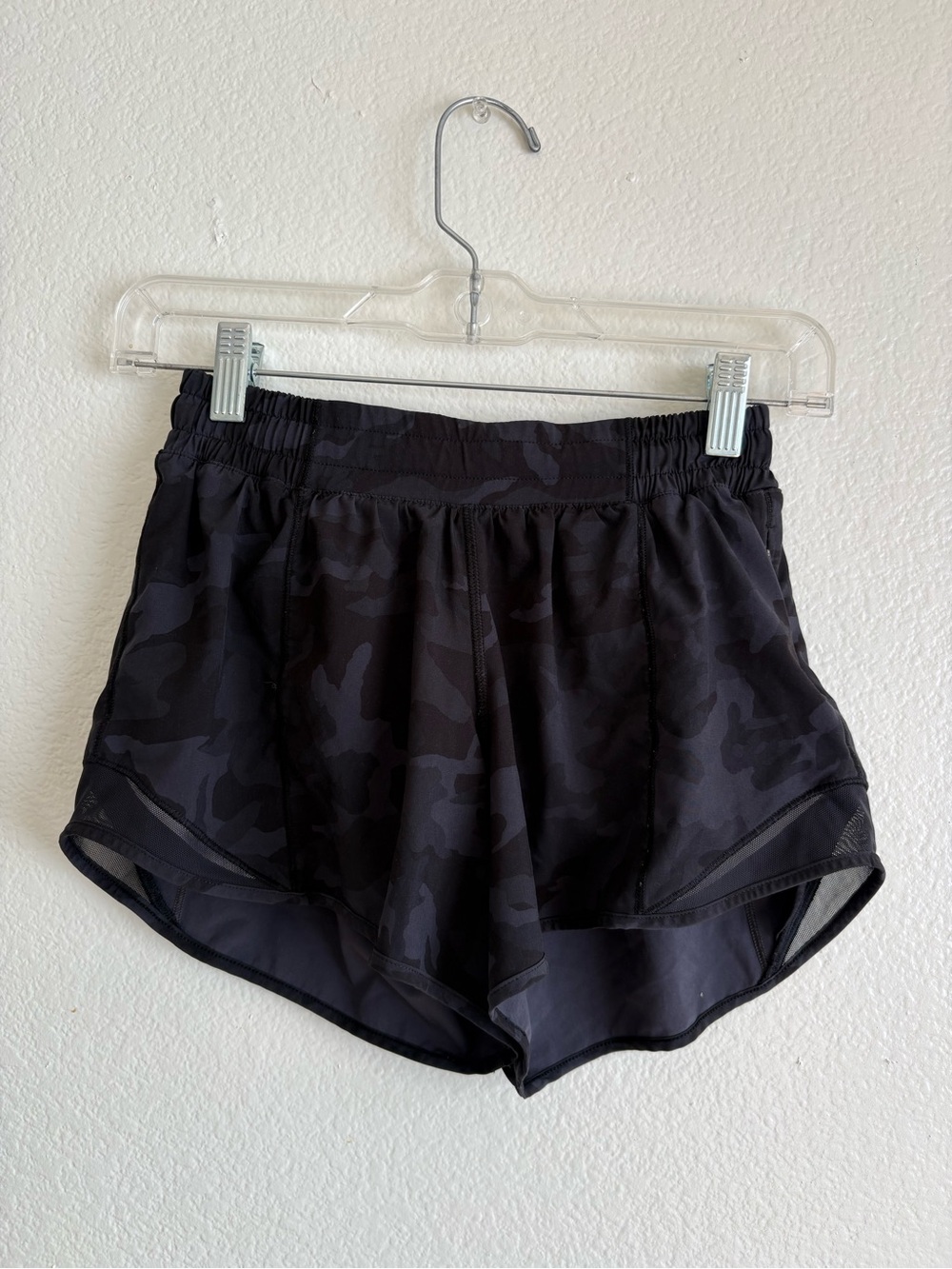 lululemon athletica Black Camo Athletic Shorts